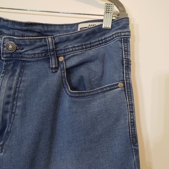 Buffalo David Bitton Axel Slim Stretch Denim Blue Jeans Size 36 X 30 - Picture 4 of 15